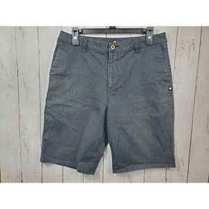 DC Shoe Co Shorts Mens Chino Shorts Black Faded Outdoor Skate Size 33 GUC